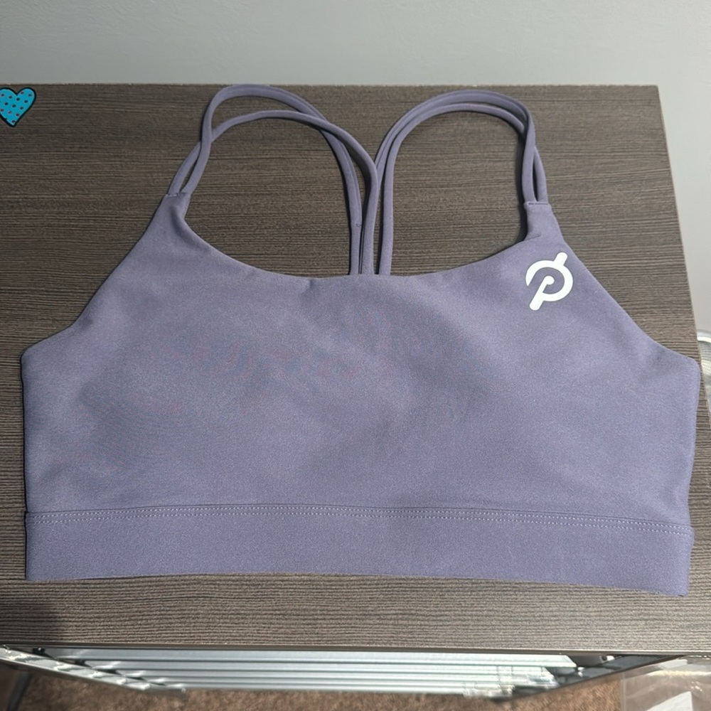 Peloton Cadent Strappy Elevate Bra brand New. Light purple - Picture 3 of 4